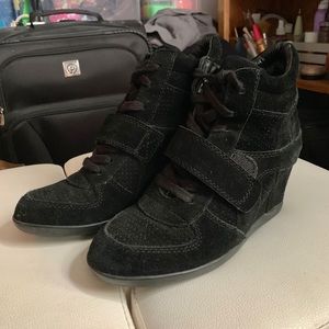 *ON HOLD*Ash hidden wedge suede sneakers